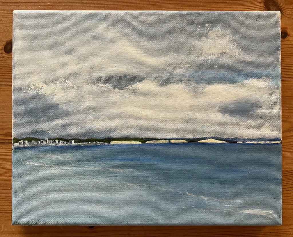 water colour of Brighton