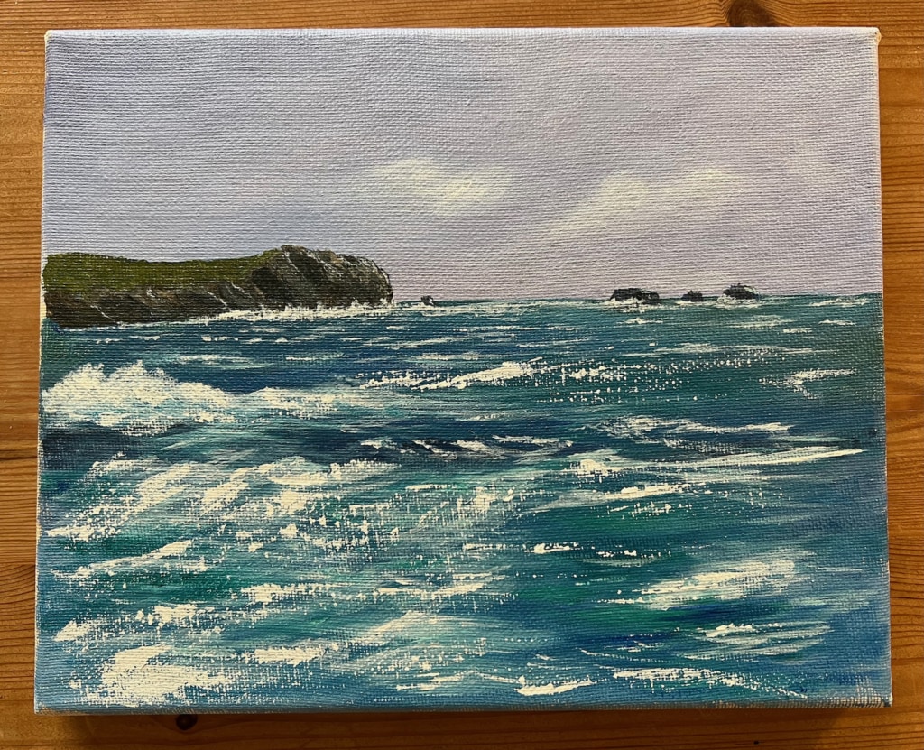 painting of Kyance cove