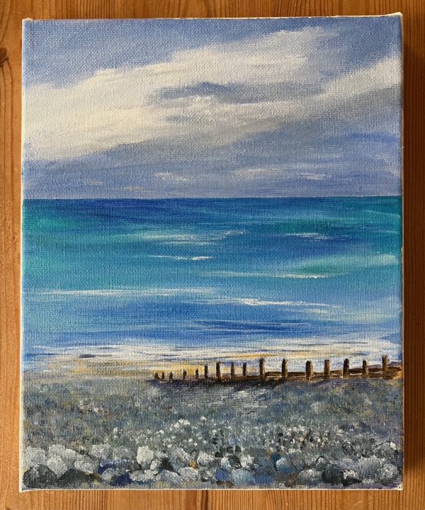 painting of worthing beach